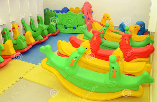 Little Fingers Rocker for Kids - Plastic See Saw Ride on Toy - for Indoors and Outdoors - for Boys and Girls Color May Vary (Pony 3 Way Rocker)