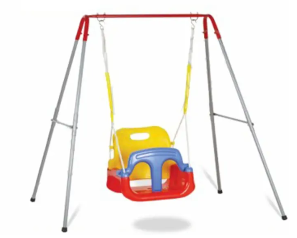 Adjustable Stand Alone Swing For KIds  (Multicolor)