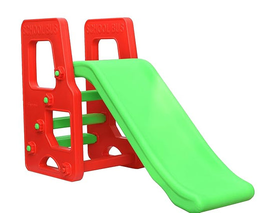 Garden Slide for Kids - School Bus Garden Slider - Perfect for Home & Indoor or Outdoor - L125 x B47 x H80 cm