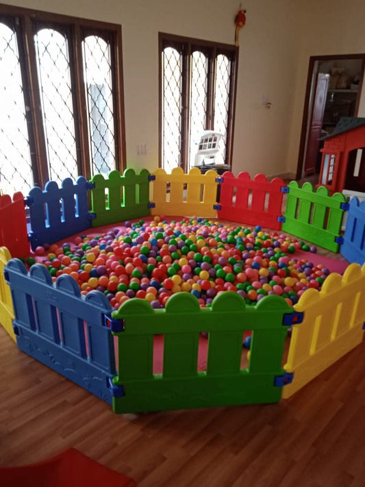 Little Fingers Plastic Beautiful Baby Ball Pool Ball Pit -(Hexagon)