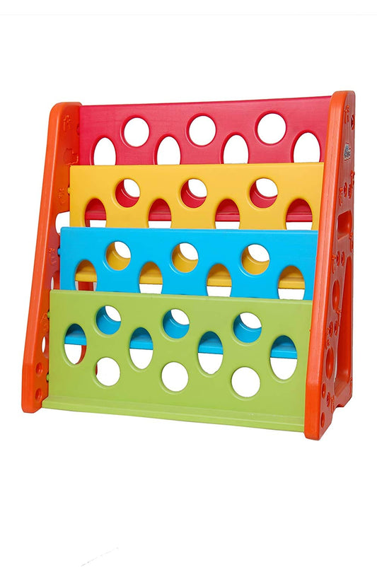 Little Fingers Plastic Book Shelf Magazine Holder for School/Office/Reception Living Room Furniture : Toys for Play School