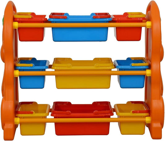Little Fingers Plastic Shelf and Toy Storage Chests