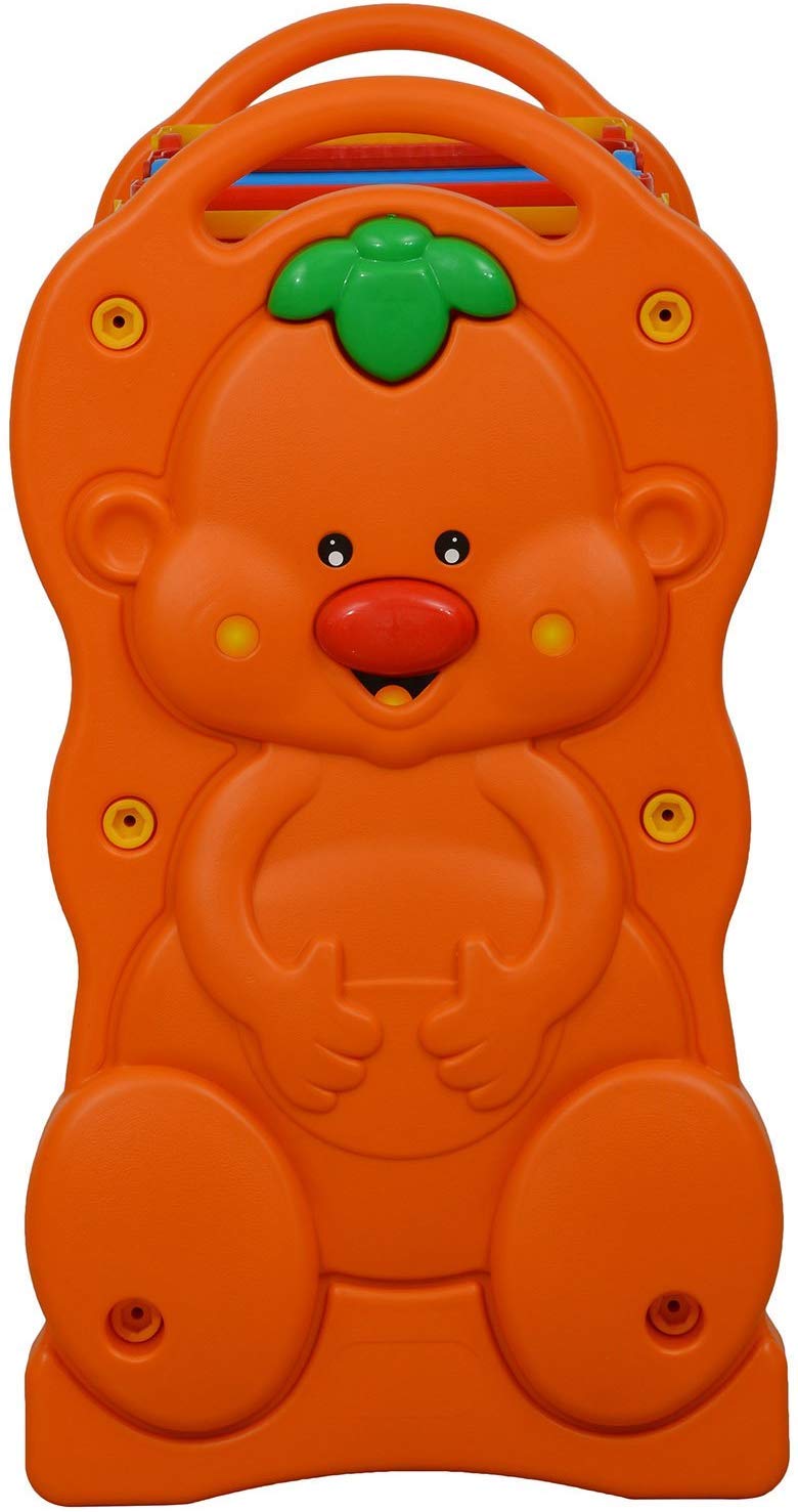 Little Fingers Plastic Shelf and Toy Storage Chests, Orange