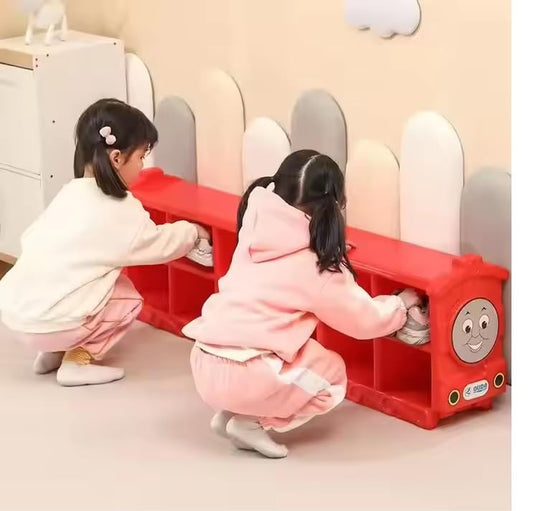 Little Fingers Plastic Shoe Rack (Colour May Vary) -1pc