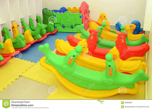 Little Fingers Rocker for Kids - Plastic See Saw Ride on Toy - for Indoors and Outdoors - for Boys and Girls Color May Vary (Pony 3 Way Rocker)