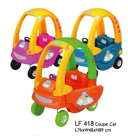 Little Fingers PC Cozy Coupe Ride On, Color Will Vary, 12 Month
