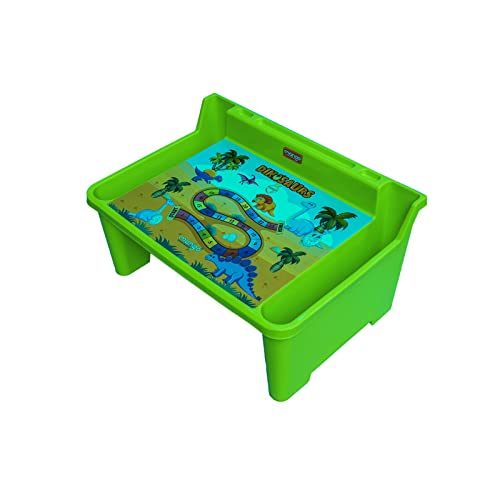 Mango Study Table | Play | Desk |Kinder Snakes| Plastic Chair with Cup Holder(Citrus Green)