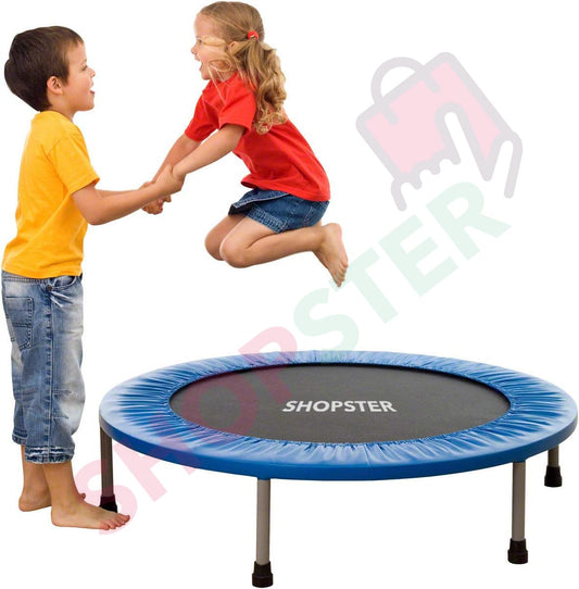 Mini Trampoline for Kids & Adults Bounce, Workout Indoors & Outdoors, for Safe Jumping Exercise, Fitness, Sport (36 Inch)