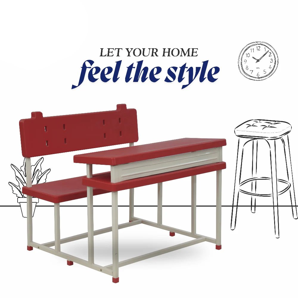 School dual (desk & bench)