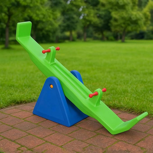 See Saw Rocker for Kids - Heavy Duty Plastic See Saw Senior Rocker for Indoors and Outdoors - for Boys and Girls Age 1-8 Years - L155 x B40 x H61 cm (Senior See Saw Tetter Totter)