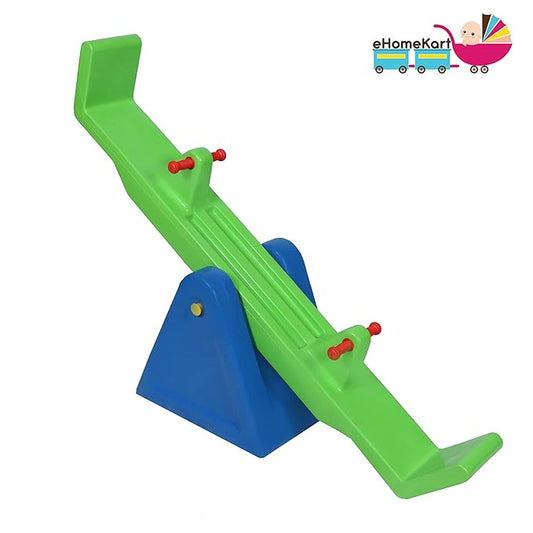 See Saw Rocker for Kids - Heavy Duty Plastic See Saw Senior Rocker for Indoors and Outdoors - for Boys and Girls Age 1-8 Years - L155 x B40 x H61 cm (Senior See Saw Tetter Totter)