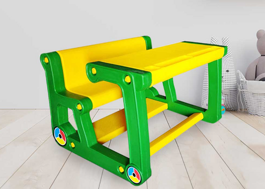 A stylish but tough dual desk for kids