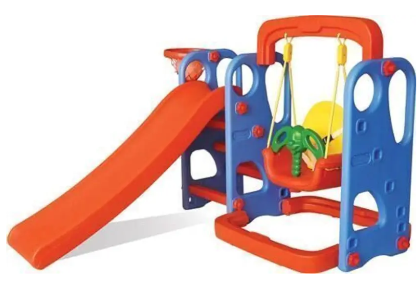 Super Senior Slide Combo Garden Baby Slide Hanging Swing for Kids & Toddlers  (Multicolor, Red)