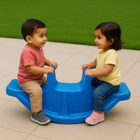 Rocker for Kids - Plastic Senior Ride-on Toy - for Indoors and Outdoors - for Boys and Girls (102cm x 54cm x 42cm, Colour May Vary)